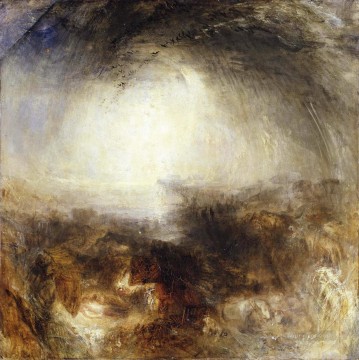 Joseph Mallord William Turner Painting - Shade and Darkness The Evening of The Deluge Turner